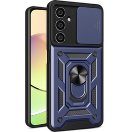 Husă blindată pentru Samsung Galaxy A05s, CamShield Slide, albastru