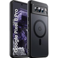 Husă pentru Google Pixel 8 Pro, pentru MagSafe, ERBORD Matt Case, negru
