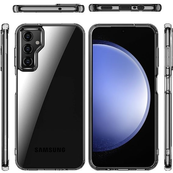 Huse pentru Samsung Galaxy S23 FE, Fusion Hybrid, transparentă