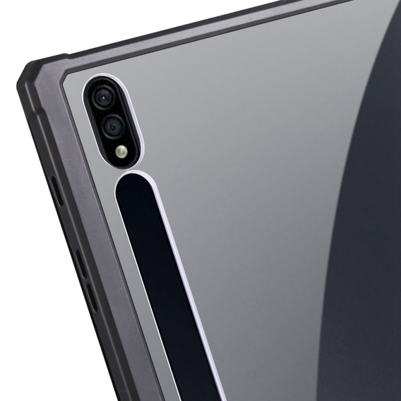 Husă pentru Samsung Galaxy Tab S7 Plus / Tab S7 FE, Smartcase Hybrid, cu spațiu pentru stylus, negru