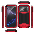 Carcasă blindată R-JUST cu protecție pentru ecran și suport pentru iPhone 17 Pro Max