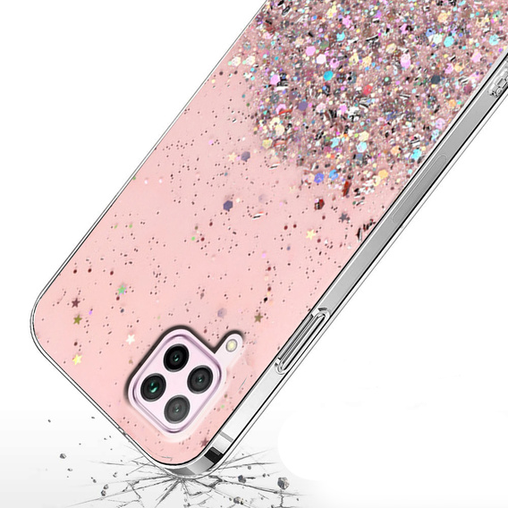 Huse pentru Huawei P40 Lite, Glittery, roz