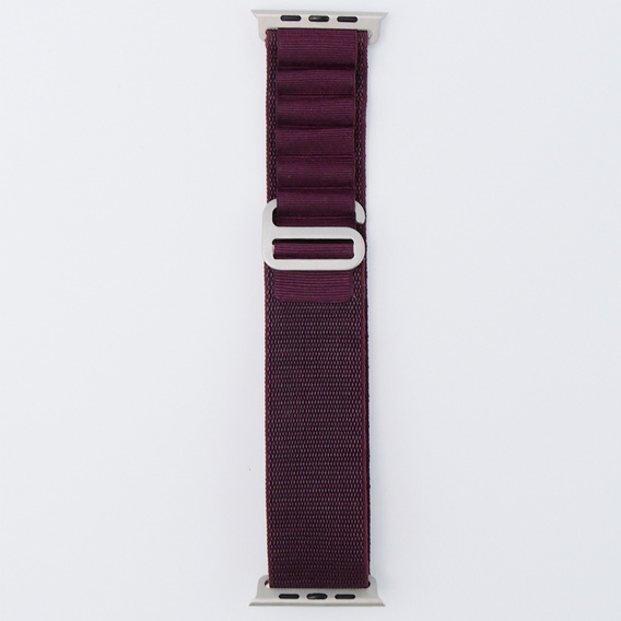 Curea din nailon pentru Apple Watch 1/2/3/4/4/5/6/6/7/8/SE/ULTRA 42/44/45/49mm, maroon