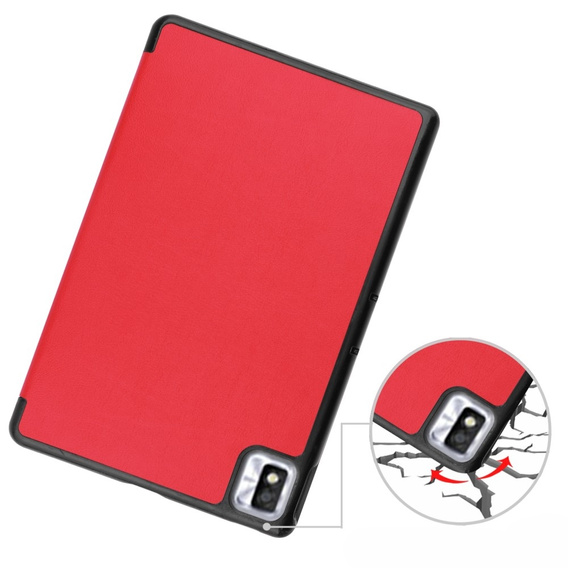 Husă pentru TCL Tab 10s 9081X / TCL Tab 10s 9080G 2021, Smartcase, roșu