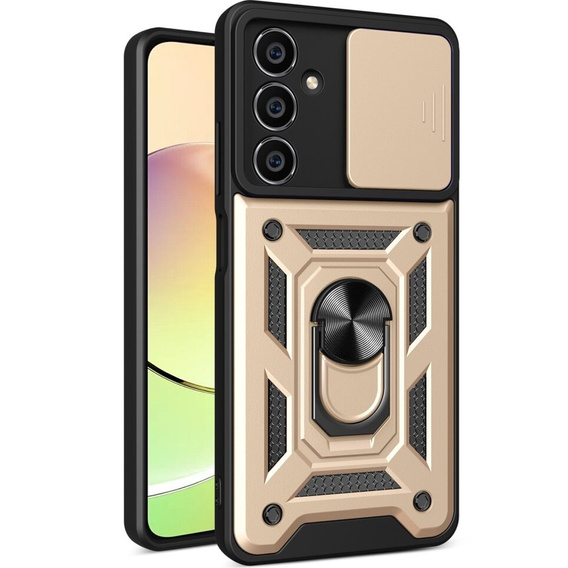 Husă blindată pentru Samsung Galaxy A05s, CamShield Slide, de aur