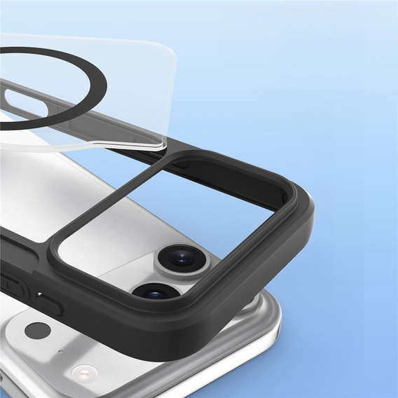 Husă Dux Ducis pentru iPhone 17 Pro, Skin X Pro, cu clapetă, pentru MagSafe, negru