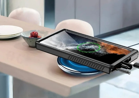 Husă impermeabilă IP68 pentru Samsung Galaxy S25, negru