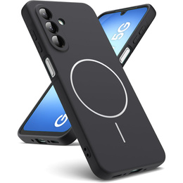 Manșon din silicon pentru Samsung Galaxy A17 5G, pentru MagSafe, negru