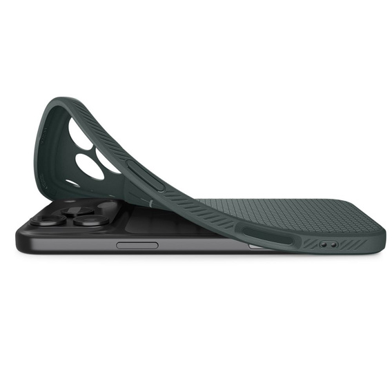 Carcasă Spigen Liquid Air pentru iPhone 17 Pro, Abyss Green