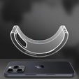 Husă pentru iPhone 16 Pro Max, ERBORD Slim, transparentă + sticlă 9H