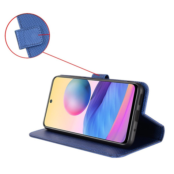 Husă flip pentru Motorola Moto G54 5G, Smart Magnet, albastru
