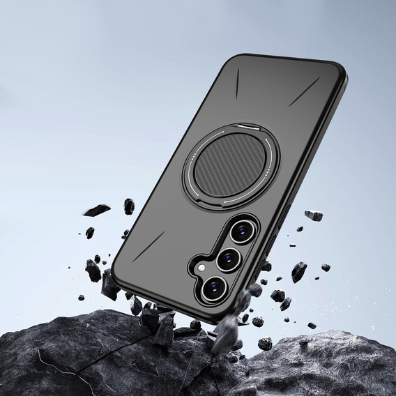 Husă MagSafe cu suport pentru Samsung Galaxy A57 5G, negru