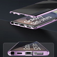 Husă pentru Samsung Galaxy S25 Ultra, Privacy Dual Glass, violet