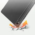 Husă pentru Samsung Galaxy Tab S9 11", Dux Ducis Domo, negru