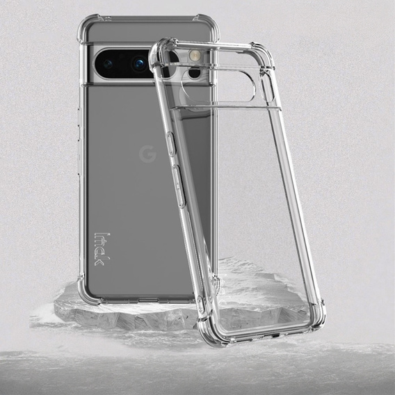 IMAK Huse pentru Google Pixel 8 Pro, Dropproof, transparentă