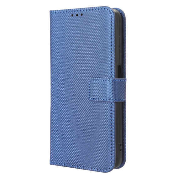 Cu clapetă pentru Realme Note 50, Wallet Smart Magnet, albastru