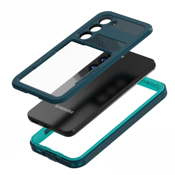 Husă impermeabilă IP68 pentru Samsung Galaxy S23 Plus, verde