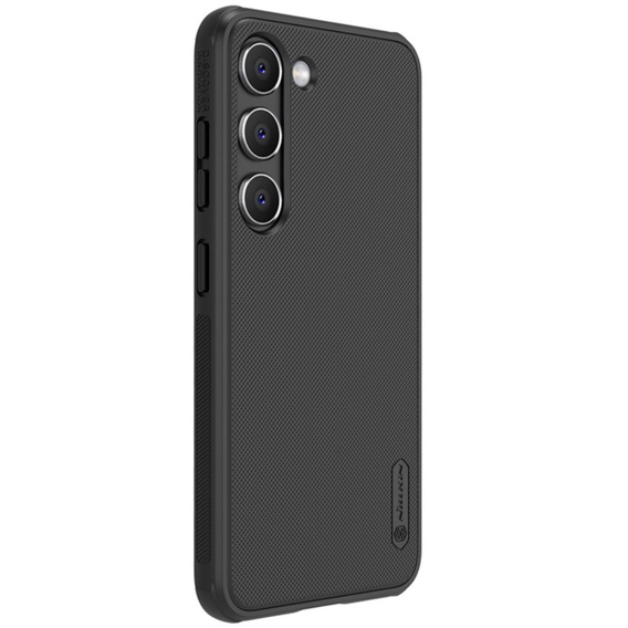 Carcasă NILLKIN pentru Samsung Galaxy S23, Super Frosted Shield Case, negru