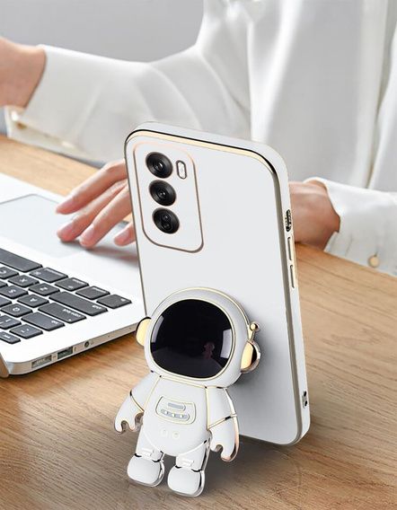 Huse pentru Oppo Reno 12 Pro, Astronaut, alb