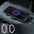 Carcasă de protecție pentru camera foto pentru Samsung Galaxy Note 20 Ultra, CamShield MagSafe, transparent / negru