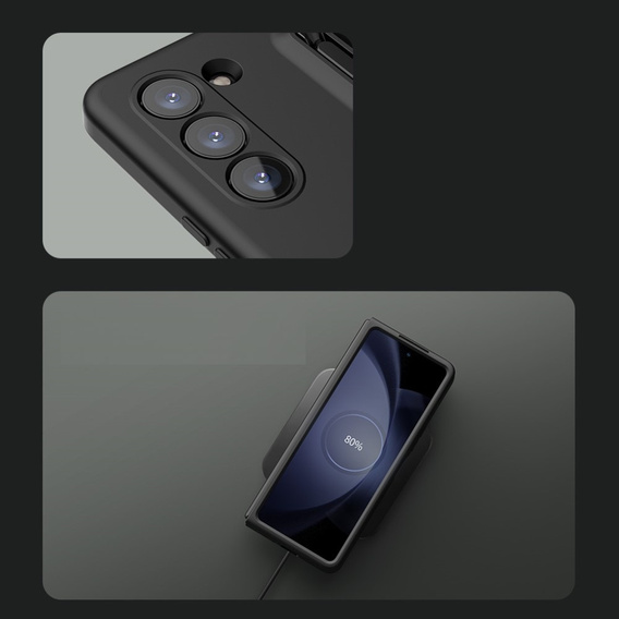 Husă NILLKIN pentru Samsung Galaxy ZFold5 5G, Flex Pure, negru