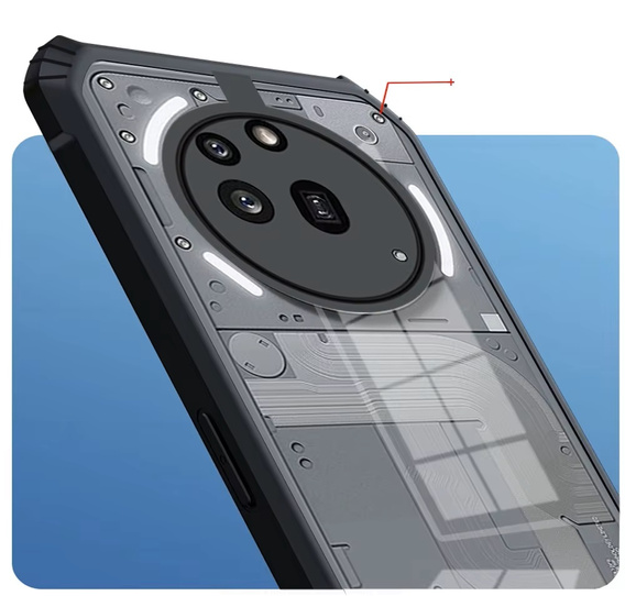 Huse pentru Nothing Phone 3A Pro, AntiDrop Hybrid, negru