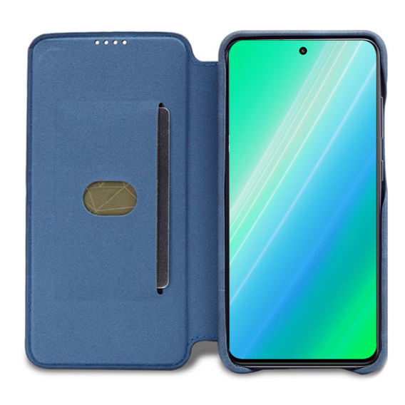 Carcasa cu clapetă pentru Samsung Galaxy S23, ERBORD Retro, albastru