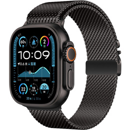 Bransoleta do Apple Watch 1/2/3/4/5/6/7/8/SE/ULTRA 42/44/45/49 MM, Czarna