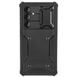 Husa pentru Samsung Galaxy A55, ERBORD Rugged Case, negru (două rame)