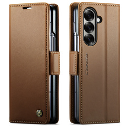 CASEME Litchi Wallet flip caz pentru Samsung Galaxy Z Fold7 5G
