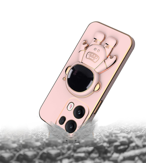 Huse pentru Oppo Reno 13 Pro, Astronaut, roz