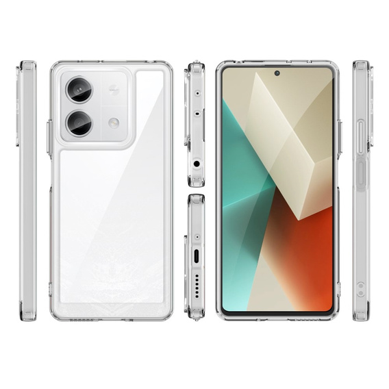 Huse pentru Xiaomi Redmi Note 13 5G, Fusion Hybrid, transparentă