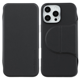 Husă X-LEVEL pentru iPhone 16 Pro Max, Magnetic Card Holder, negru