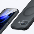 Husă pentru Google Pixel 9A, pentru MagSafe, ERBORD Matt Case, negru