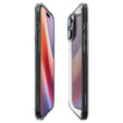 Carcasa Spigen pentru iPhone 16 Pro, Ultra Hybrid, gri + sticlă temperată 9H
