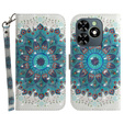Cu clapetă pentru Infinix Hot 40i, Wallet, Mandala Flower