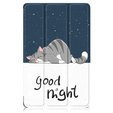 Husă pentru Lenovo Tab P11 Pro Gen 2 TB132FU TB132XU 11.2", cu clapetă, sleeping cat