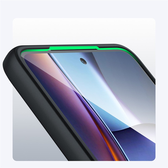 Carcasă pentru Xiaomi Redmi 15 5G / 4G, cu protecție pentru cameră, transparentă cu laturi negre