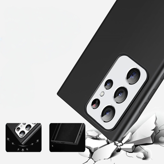 Huse pentru Samsung Galaxy S24 Ultra, Silicone MagSafe, negru
