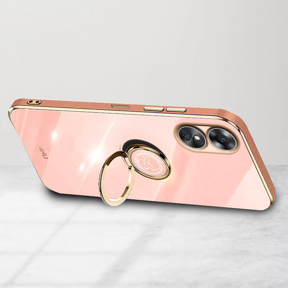 Huse pentru Oppo A17, Electro Ring, roz