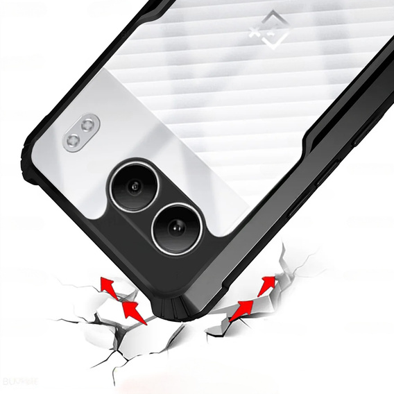 Huse pentru OnePlus Nord 4, AntiDrop Hybrid, negru