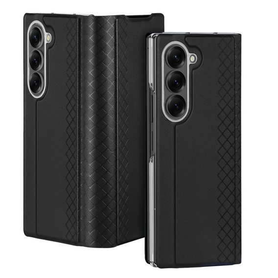 Husă Dux Ducis pentru Samsung Galaxy Z Fold7 5G, Bril, negru