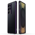 Husa LUPHIE pentru Samsung Galaxy S25 Ultra, Armor Bumper, negru