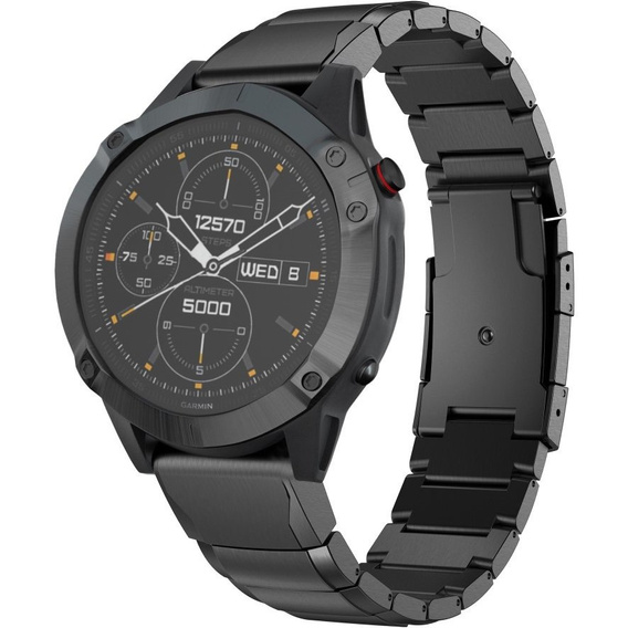 Brățară pentru Garmin Fenix 3/3HR/5X/6X/6X PRO/7X, negru