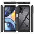 Carcasă pentru Motorola Moto G22, Shockproof, cu folie, albastru