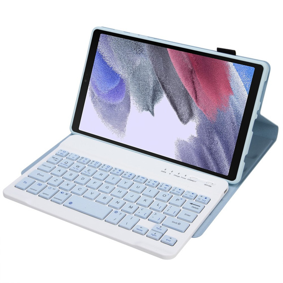 Carcasă + tastatură Samsung Galaxy Tab A7 Lite 8.7 T220 / 225, albastru