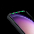 Huse pentru Samsung Galaxy A25 5G, Fusion, transparent / negru + sticlă 9H