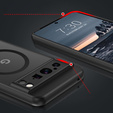 Husă pentru Google Pixel 8 Pro, pentru MagSafe, ERBORD Matt Case, negru
