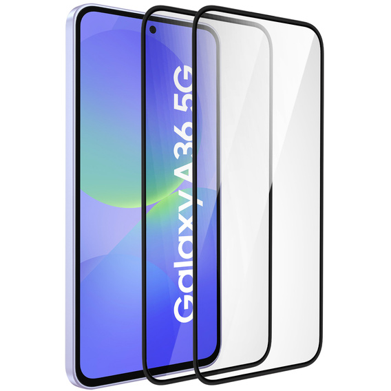 2x sticlă ceramică ERBORD Hybrid Glass pentru Samsung Galaxy A36 5G