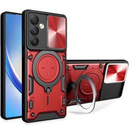 Husă blindată pentru Samsung Galaxy A54 5G, CamShield Slide, roșu
